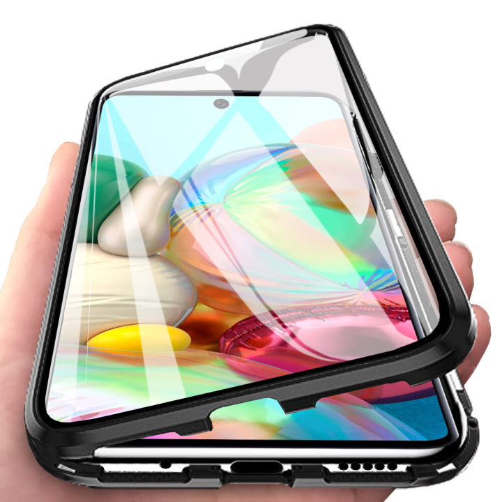 For Samsung Galaxy A71 Casing 360° Full Body Transparent