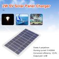 5V High Power USB Solar Panel Camping Cells Battery Solar Charger. 