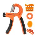 Hand Gripper Set with Adjustable Resistance, Strength Trainer, Counting Forearm Strengthener, Workout Kit, 5 Packs. 