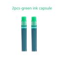 Erasable Whiteboard Pen Replaceable Ink Capsules Blackboard Pens Black/Blue/Red/Green 2.0mm Ink Crude Nib School Stationery. 