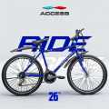 ACCESS 26" New Design MTB Bicycle 21-Speed Dual Wall Rims with Bottle Cage and Reflectors, High-Quality Adult Mountain Bike. 