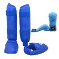 Taekwondo Uniform Karate Sparring Gear Set Leg Hand Protector Shin Guard Palm Boxing S Sock Shoes MMA Training Child. 