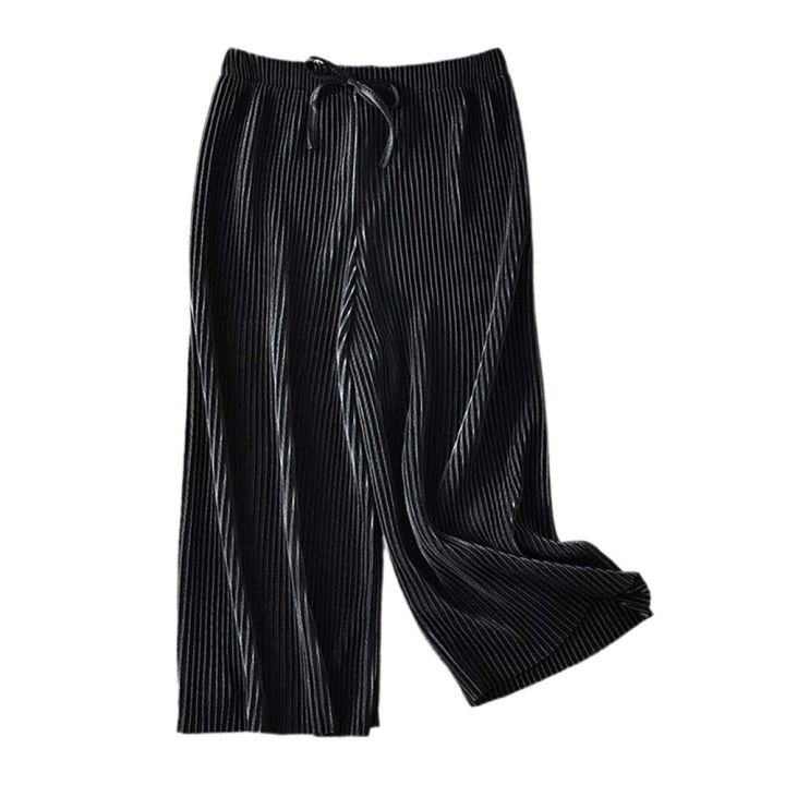 Kingstar123%202-10Y%20Kids%20Girls%20Boys%20Pants%20Elastic%20Waist%20Stripe%20Baju%20Kanak%20Korean%20Style%20Trousers%20Lace%20Up%20Soft%20Wide%20Leg%20-%20Image%206