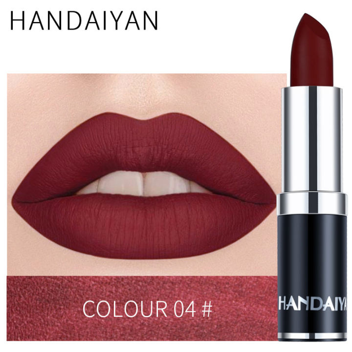 HANDAIYAN-12%20Colors%20Waterproof%20Lipstick%20Matte%20%20Lipstick%20Non-fading%20Retro%20Lipstick%20-%20Image%208