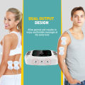 PASTSKY Electrostimulator Physiotherapy TENS Machines Dual Outputs Electronic Muscle Stimulator Massage EMS Pulse Acupuncture Massager For Body Pain Relief. 