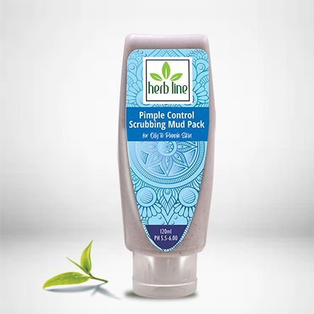 Herb%20Line%20Pimple%20Control%20Scrubbing%20Mud%20Pack%20-%20120%20Ml%20(%20Herbline%20)%20-%20Image%202