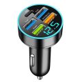 250W PD USB Car Charger Fast Charging Type C USB Phone Adapter in Car For iPhone 13 Pro Xiaomi Huawei Samsung Car Quick Charger. 