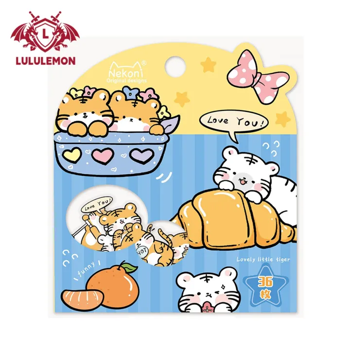 Lululemon%20Journal%20Stickers%20Lovely%20Hand%20Account%20Journal%20Album%20Cartoon%20Stickers%20-%20Image%204