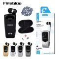【New Innovation】Fineblue F920 Mini Portable Wireless Bluetooth 5.1 Headphones Handsfree Headset Retractable The Lotus Ear Is Removable Earphone. 