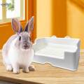 Rabbit with Drawer Corner Toilet Box for Ferret Guinea Pig Bunny. 