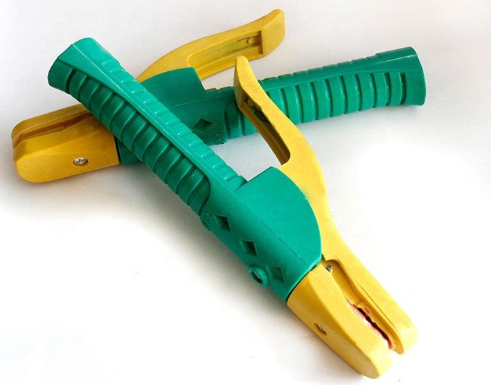 Welding Holder 300A 500A 600A 800A electric Electrode holder welding pliers anti-ironing Iron yellow green handle