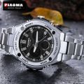 Piaoma S-Sport Steel Sports Men's Watches Top Brand Luxury Military Quartz Watch Men Waterproof S Shock Clock. 