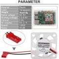 Raspberry Pi 4 Fan Transparent Raspberry Pi Cooling Fan Brushless CPU Quiet Fan 30x30mm Fan Radiator 3 to. 