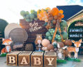 36/18'' Jungle Decorations Animal Kt Board Party Elephant Safari Birthday Balloons Baby Shower Wild One 1st Birthday Party Decor. 