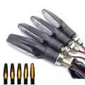 4Pcs Running Turn Signal Light For Motorcycle. 