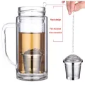 Stainless Steel Tea Locking Spice Egg Shape Ball Mesh Infuser Tea Strainer Kitchen Accessories. 