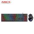 IMICE AN-300 Usb Wired Gaming Keyboard and Mouse Combo with Backlit. 