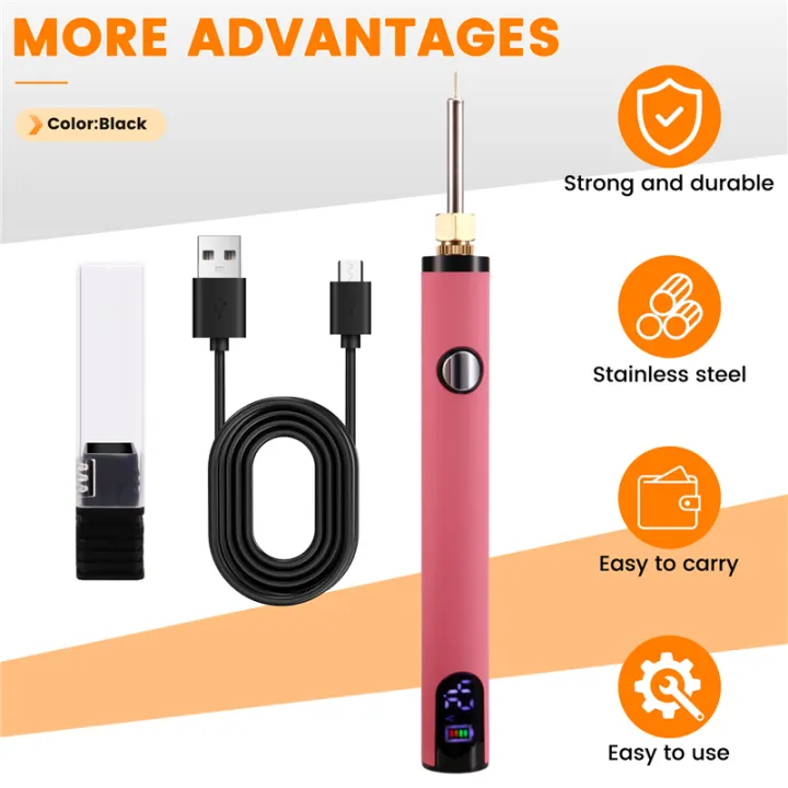 510%20Thread%20Battery%20Cart%20Pen%20Electric%20Soldering%20Iron%20Welding%20Kit%20Adjustable%20Voltage%20Smart%20Tool%20with%20Hot%20Thread%20Head%20Pink%20-%20Image%207