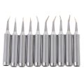 10Pcs Solder Soldering tip 900M-T-SI For Hakko Saike 936 852d+ 909D. 