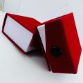 BOOM BOOM Red color velvet Pendant box with Butten lock Pendant Gift Boxes, Jewelry Display box. 