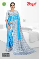 Premium Turkey Silk Sarees with Blouse - Bansi Turkey Art Shining Satin Sarees with Jacket Piece for Women. 