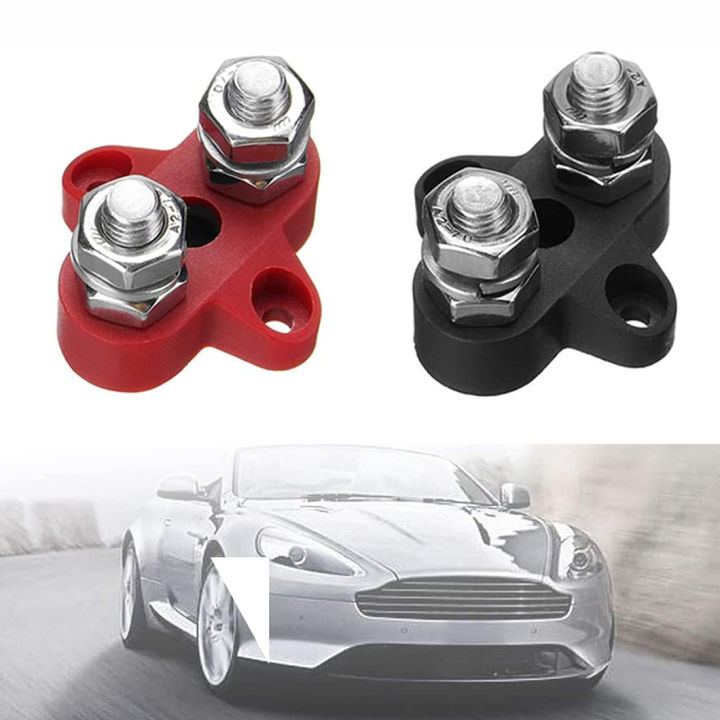 Terminal%20Block%20Studs%20M8%2048V%20Junction%20Block%20Bus%20Bar%20Dual%20Heavy%20Duty%20Power%20Distribution%20Stud%20for%20Truck%20RV%20Boat,Black%20-%20Image%208