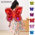 Kids Costume with Light-up Wings Butterfly Wings Luminous Vibrant Colors Fine Workmanship Kids Dress-up for Festivals Parties Birthdays Light-up Butterfly Wings. 