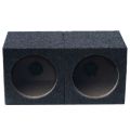 1Pair 6.5-Inch Universal Sealed Subwoofer Boxes for Car Music Pair. 