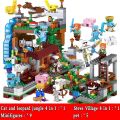Minecraft Lego Brick Village Set Minifigure Diy Education Toys Gifts 720  8 in 1. 