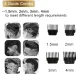 METAL & STEEL BODY Vintage T9 Hair Trimmer Metal Body Hair Cutting Machine Men's Electric Shaver Rechargeable Hair Trimmer Beard Clipper Barber Hair Cut. 