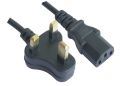13A Power Cable / Power Code 3 PIN Power Extension Cord 1.5m AC Power Supply Cable For Computer Monitor Printer TV. 