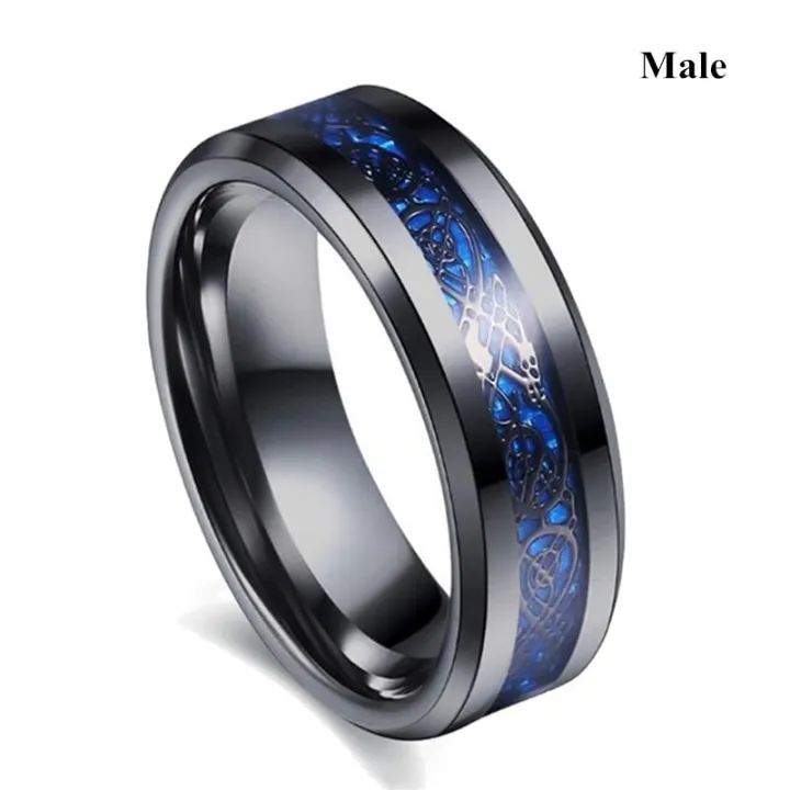 Charm%20Couple%20Ring%20Men's%20Stainless%20Steel%20Celtic%20Dragon%20Ring%20Blue%20Zircon%20Women's%20Ring%20Sets%20Valentine's%20Day%20Wedding%20Band%20Jewelry%20-%20Image%203
