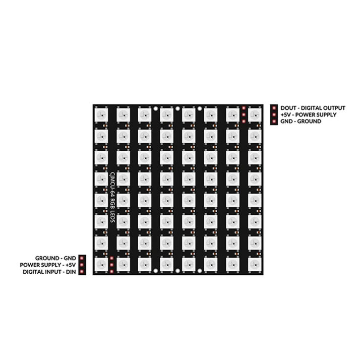 A02R%203%20x%20U%2064%20LED%20Matrix%20Panel%20CJMCU-8X8%20Module%20Compatible%20with%20for%20Arduino%20and%20for%20Raspberry%20Pi%20-%20Image%206