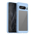 lthmy for Google Pixel 8 Pro case Transparent Hard Back with Shockproof Enhanced Side Protective Bumper Phone Cover. 