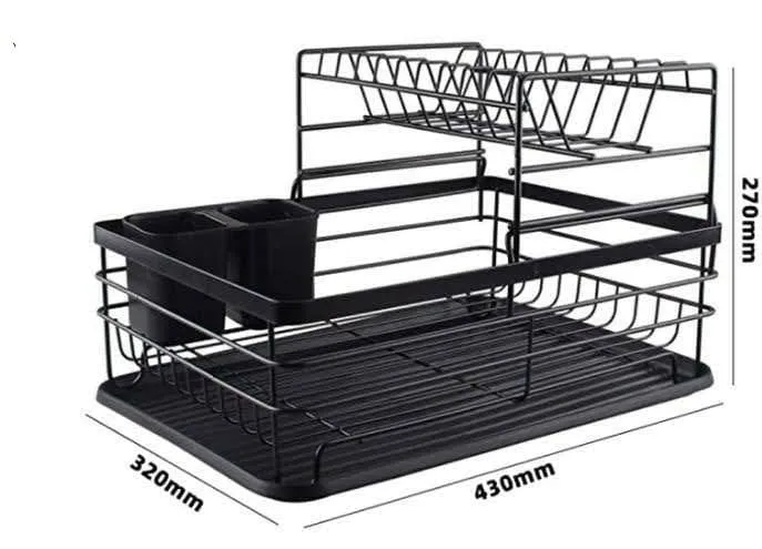 Kitchen%20Counter%20Dish%20Rack%20%E2%80%93%202-Tier%20Drainer%20with%20Utensil%20Holder,%20Cup%20Rack%20&%20Cutting%20Board%20Storage%20-%20Image%202