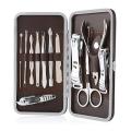 12 In 1 Nail Care Manicure Set / Pedicure Tool For Cutting - Silver. 