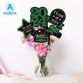 GOIKEA Graduation Table Decorations Class of 2024 Glitter Graduation Centerpiece Sticks Set Perfect Table Decor for Graduation Party Bamboo Skewer Cake Toppers. 