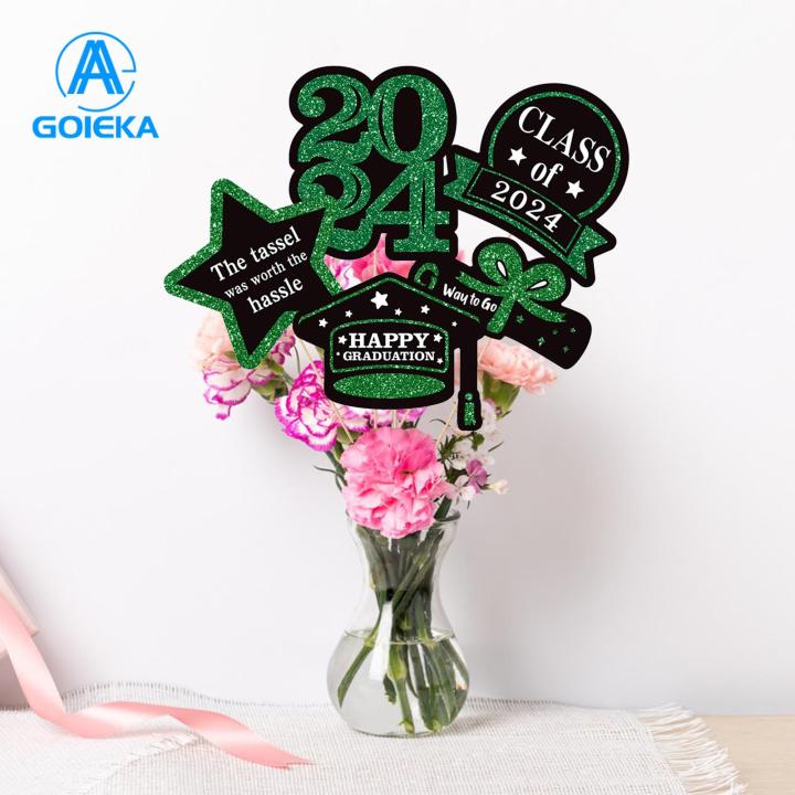 GOIKEA%20Graduation%20Table%20Decorations%20Class%20of%202024%20Glitter%20Graduation%20Centerpiece%20Sticks%20Set%20Perfect%20Table%20Decor%20for%20Graduation%20Party%20Bamboo%20Skewer%20Cake%20Toppers%20-%20Image%205
