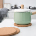 1/5Pcs Cork Coaster Non-slip Cup Mat Tea Coffee Mug Drinks Holder Table Pad Tableware Round Drink Coaster Kitchen Accessories. 