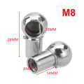 2pcs M6 M8 Gas Strut Rod End Fitting Pin Connector Joint Valve Spring Holder For Car Boot Front Bonnet Trunk Home. 
