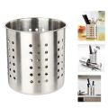 Spoon Holder Stainless Steel Utensil Holder for Countertop Utensil Crock for Kitchen Counter Kitchen Caddy Holder Organizer for Forks Spoons Knives Kitchenware. 