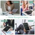 10.1 Inch LCD Screen Handwriting Board with Case Electronic Notepad with Leather Case Electronic Drawing Tablet for Work Study. 