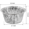 EITGZWAS Aluminum Foil Ramekin Aluminum Foil Paper Cup 450 Pack Ramekin Disposable Aluminum Foil Baking Cup. 