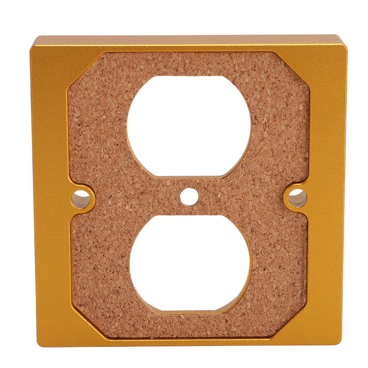 HIFI Speaker Power Wall Outlet Cover HIFI Speaker Terminal Panel Perforated Installation for Home Speaker