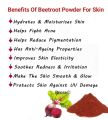 Blenz Beauty Beetroot Powder Face Mask & Hair Pack  100g. 