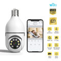 Bulb Smart WiFi PTZ 1080P Full HD CCTV Camera V380 Pro Home Security Wireless Camera 360° View Rotatable Night Vision, Two Way Audio , Motion Detection, SD Card Slot. 