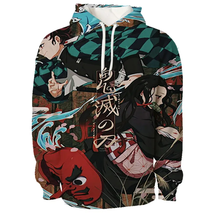 2021%203D%20Printing%20Hoodies%20Anime%20Demon%20Slayer%20Men's%20Sweatshirt%20Cosplay%20Kimetsu%20no%20Yaiba%20Nezuko%20Jacket%20For%20Teenager%20Women%20Clothes%20-%20Image%203