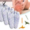 Zentora Acupressure Foot Tool Foot Massage Set with Acupuncture Point Printed Socks Stick for Circulation Health Care Reflexology Socks for Foot Massage Tool. 