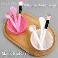 Mask Tool Set Beauty Spa Mask Bowl Conditioner Bowl Stirrer Plastic Measuring Spoon Mask Brush Facial Tools Limpiador Facial. 