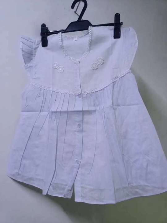 Bed Jacket L/XL/XXL for mothers bed jacket white color Flower